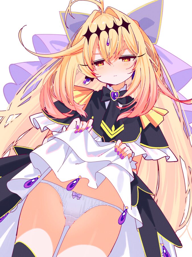 キュアアルカナ・シャドウちゃんのたくし上げパンチラ二次エロ画像
