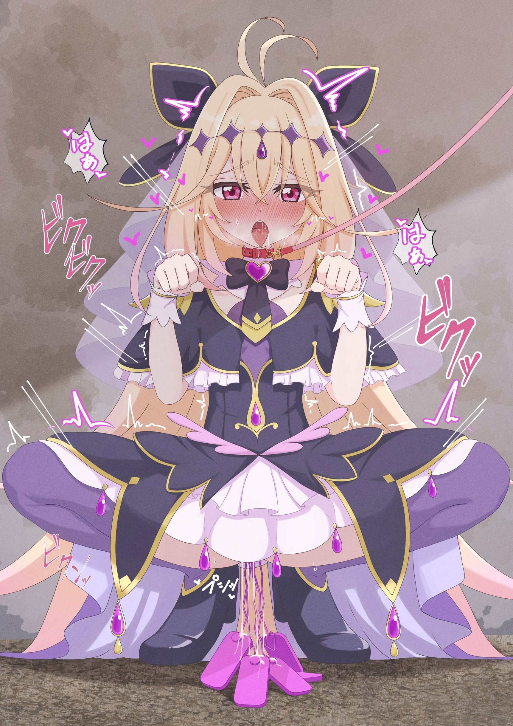 プリコネのユニパイセンが乳首責めされて絶頂しちゃってる二次画像