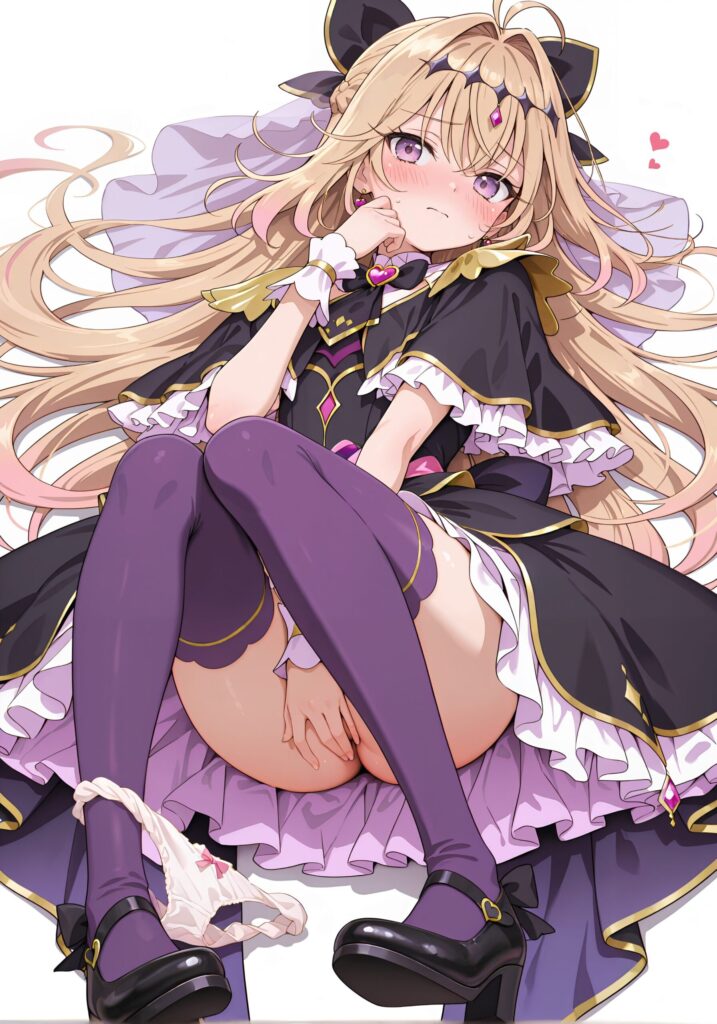たんプリのキュアアルカナ・シャドウちゃんの見えそうで見えないギリギリ感がたまらない画像