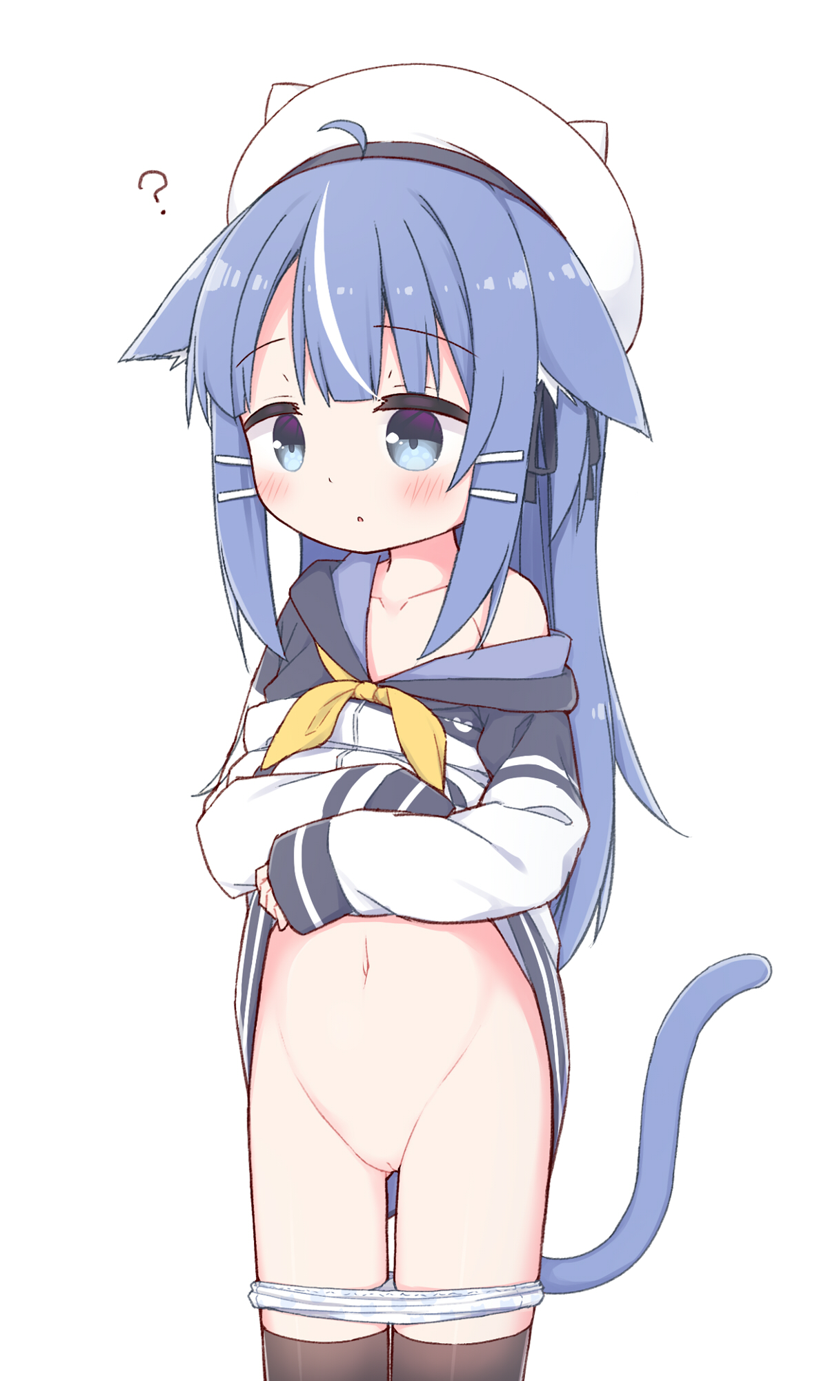 艦隊これくしょんの金髪かわいい駆逐艦島風ちゃんのあられもないくぱぁ二次画像