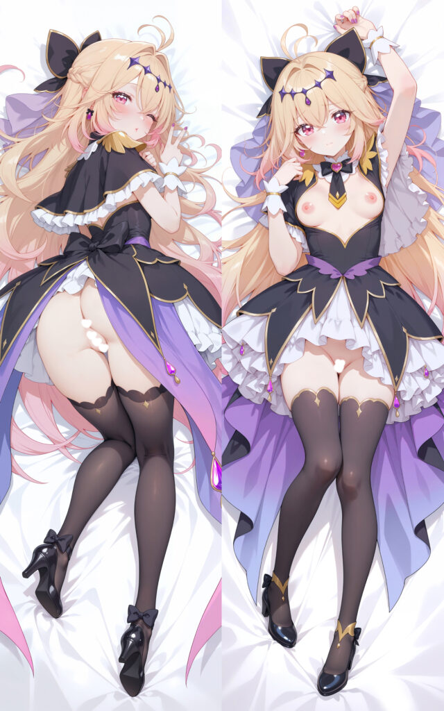 たんプリのキュアアルカナ・シャドウちゃんのよく眠れそうなかわいいエッチな抱き枕画像