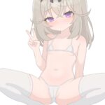 たんプリの森亜るるかちゃんのボディライン丸見えなマイクロビキニの二次画像