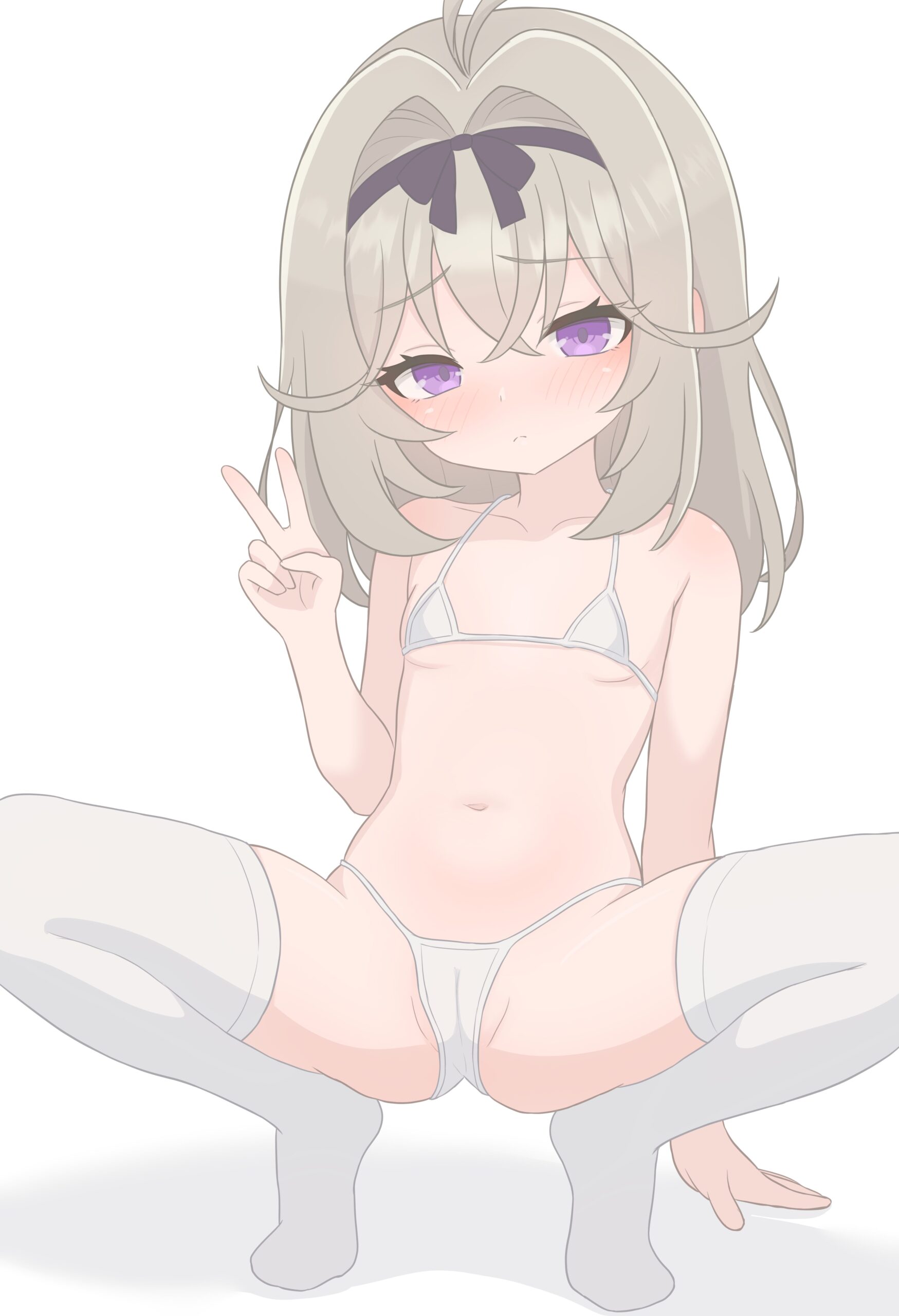 たんプリの森亜るるかちゃんのボディライン丸見えなマイクロビキニの二次画像