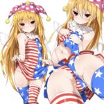 東方Projectの金髪かわいいクラウンピースちゃんのちょっと過激に見えて健全な二次画像