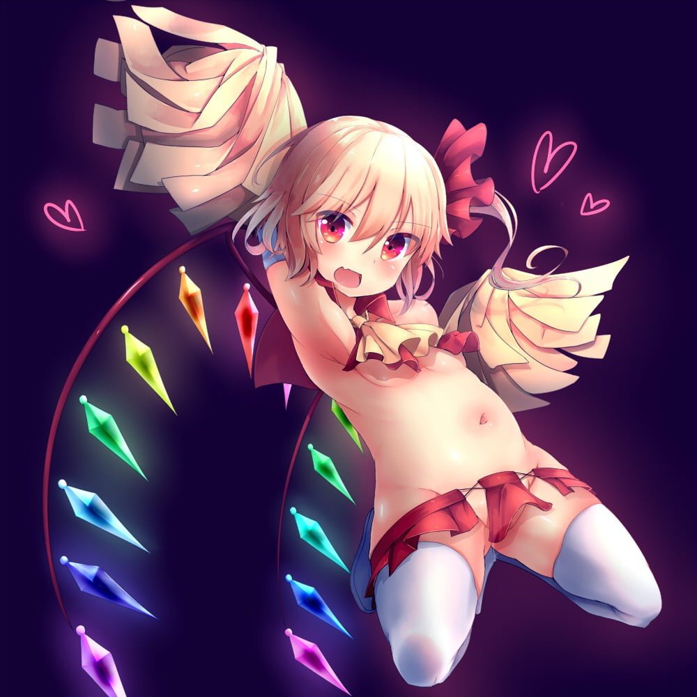 東方Projectのフランドール・スカーレットちゃんの見目ギリギリなチア二次画像