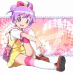 プリパラシリーズの真中らぁらちゃんの座りパンチラ二次画像！