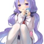 アズールレーンのユニコーンちゃんのかわいいしゃがみパンチラ画像！
