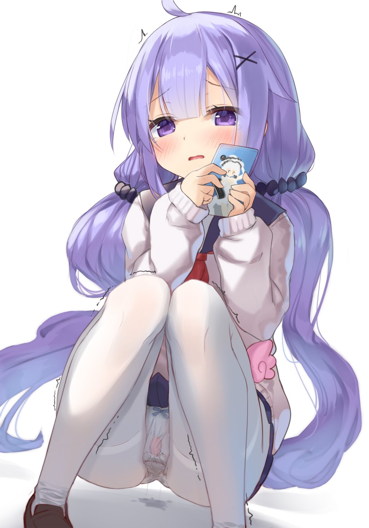 プリパラシリーズの真中らぁらちゃんの座りパンチラ二次画像！