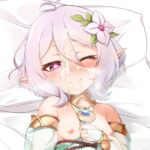 プリコネのコッコロちゃんに甘えて頼ってぶっかけしてる二次画像