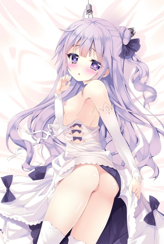 アズレンのユニコーンちゃんの圧倒的かわいい抱き枕的なシチュエーションの二次画像