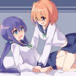 恋する小惑星の木ノ幡みらちゃんと真中あおちゃんのこのまま至ってしまいそうな二次画像