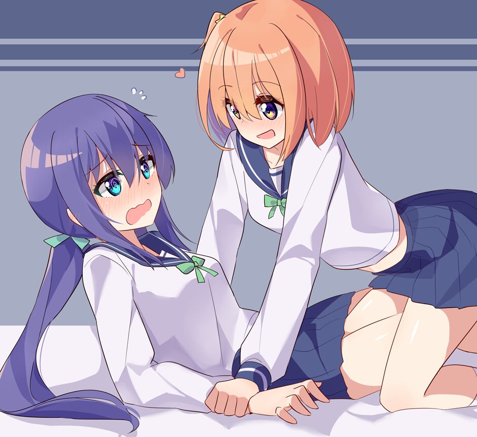 恋する小惑星の木ノ幡みらちゃんと真中あおちゃんのこのまま至ってしまいそうな二次画像