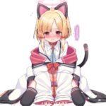 ブルアカの才羽モモイちゃんのなんでか健全なのに恥ずかしそうな二次画像