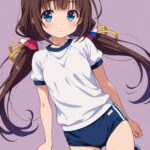 りゅうおうのおしごと！の雛鶴あいちゃんのブルマ姿が可愛い二次画像